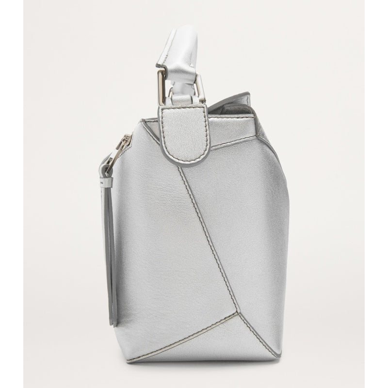 Bolsa Handle Small Metallic Puzzle