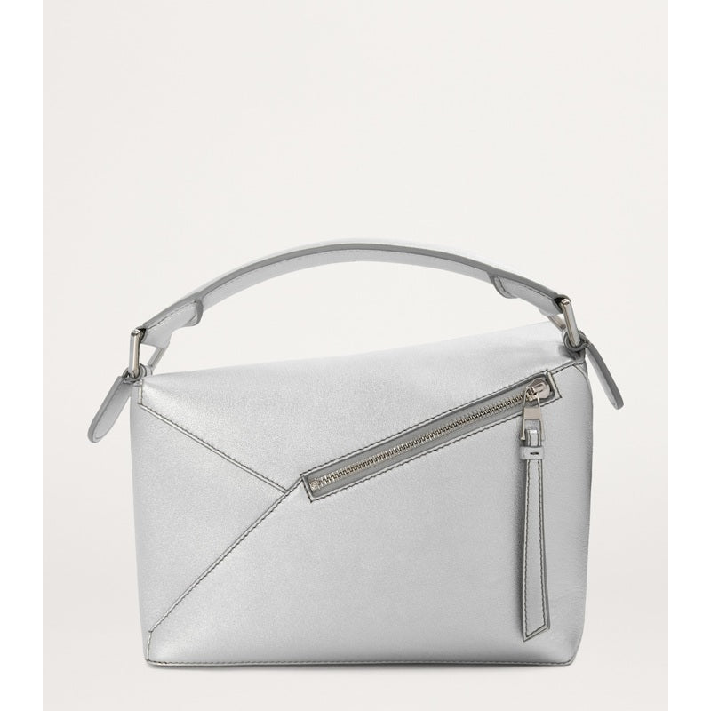 Bolsa Handle Small Metallic Puzzle