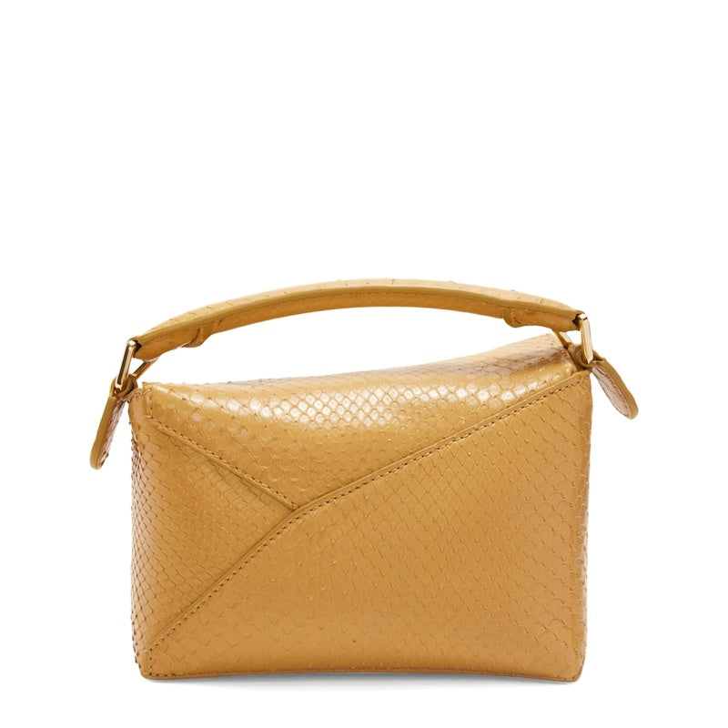 Bolsa Handle Mini Snakeskin Puzzle Edge - Mercado de Luxo - O Maior E-Commerce de Bens, Produtos e Serviços de Luxo do Brasil.