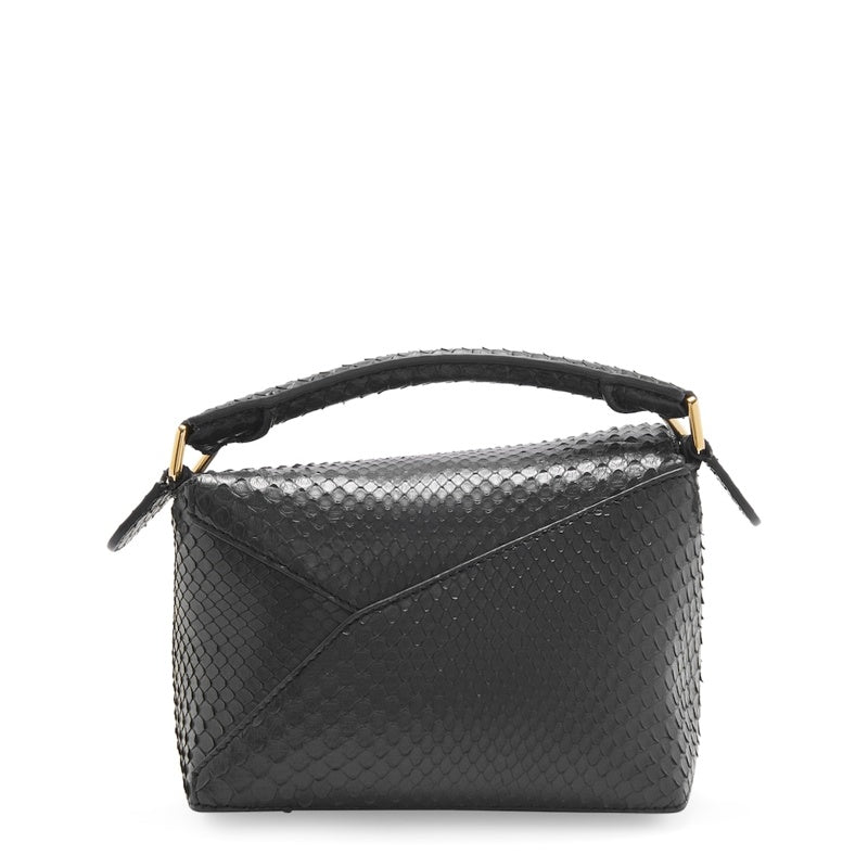 Bolsa Handle Mini Snakeskin Puzzle Edge - Mercado de Luxo - O Maior E-Commerce de Bens, Produtos e Serviços de Luxo do Brasil.