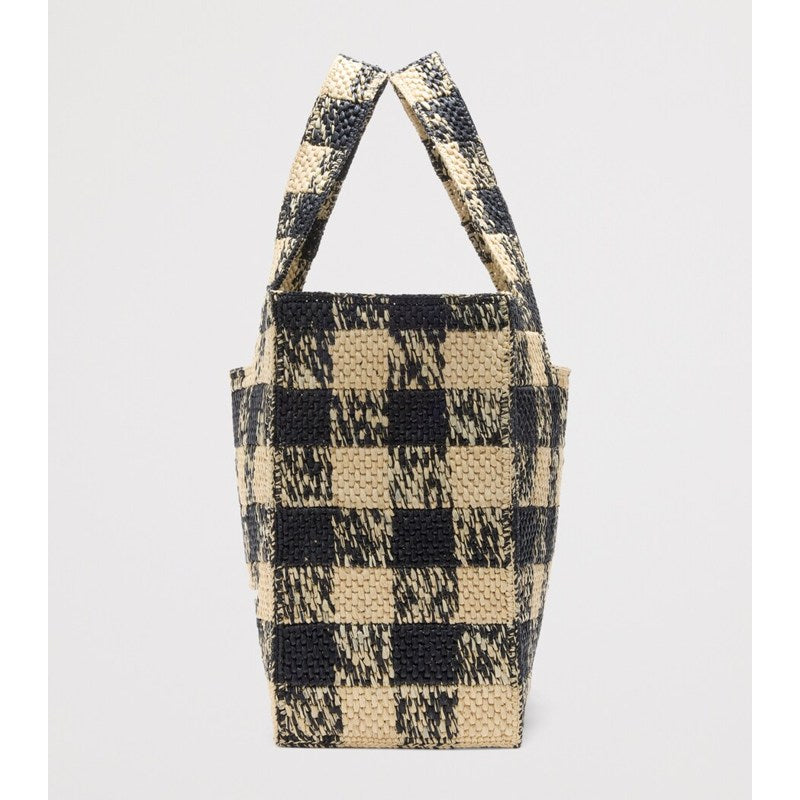 Bolsa Tote Collab x Paula's Ibiza Large Raffia Gingham