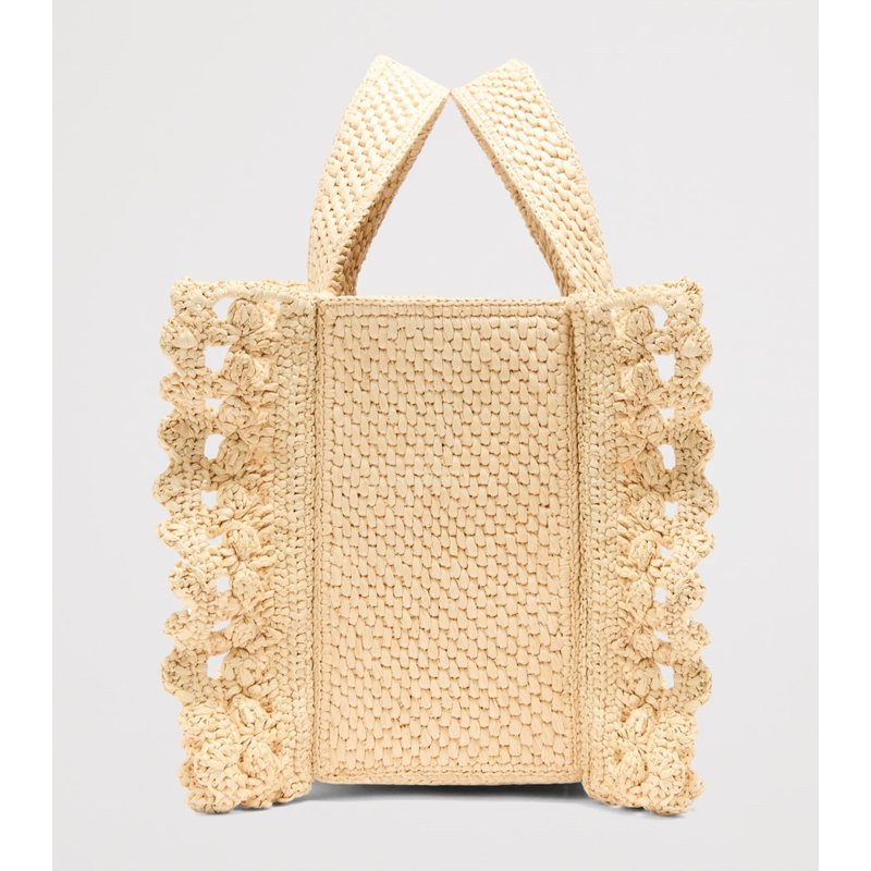 Bolsa Tote Collab x Paula's Ibiza Raffia Font