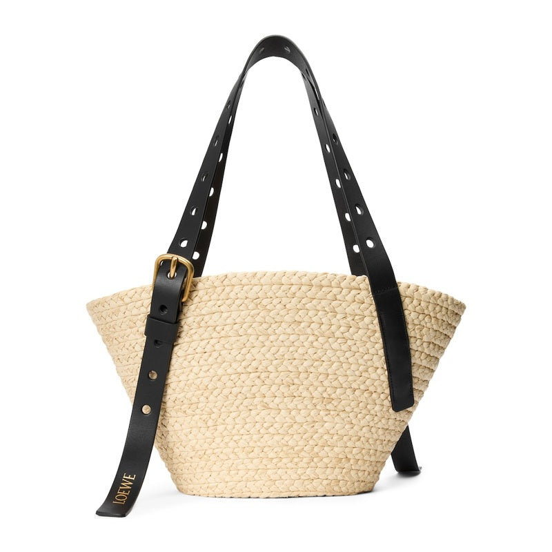 Bolsa Tote Collab x Paula's Ibiza Small Raffia Punch-Hole - Mercado de Luxo - O Maior E-Commerce de Bens, Produtos e Serviços de Luxo do Brasil.