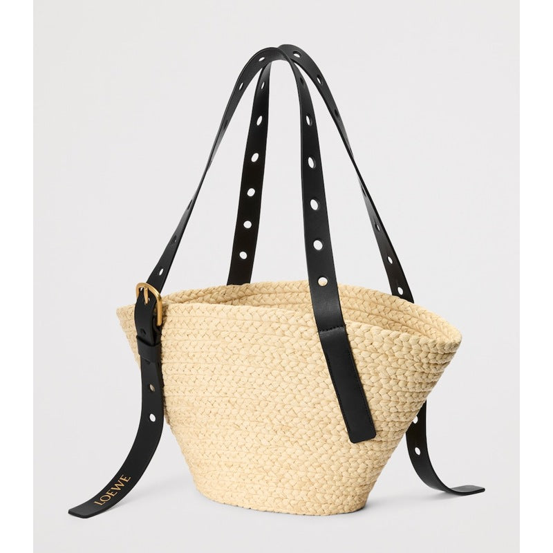 Bolsa Tote Collab x Paula's Ibiza Small Raffia Punch-Hole