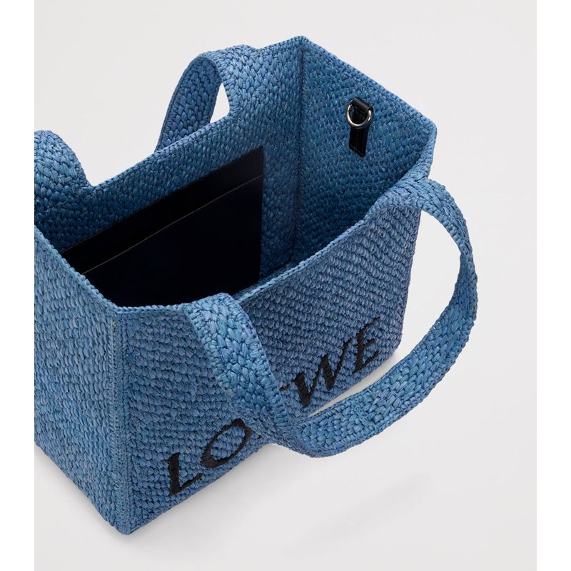 Bolsa Tote Collab x Paula's Ibiza Medium Raffia Font