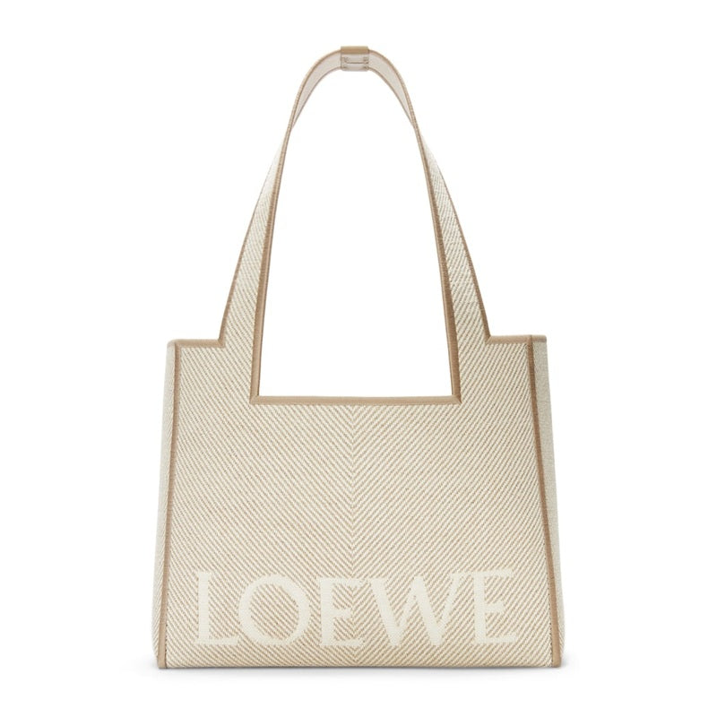 Bolsa Tote Medium Canvas Font - Mercado de Luxo - O Maior E-Commerce de Bens, Produtos e Serviços de Luxo do Brasil.