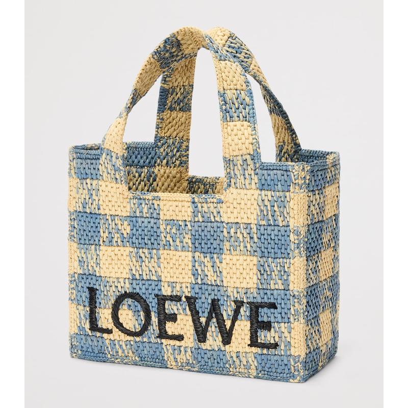 Bolsa Tote Collab x Paula's Ibiza Small Gingham Font
