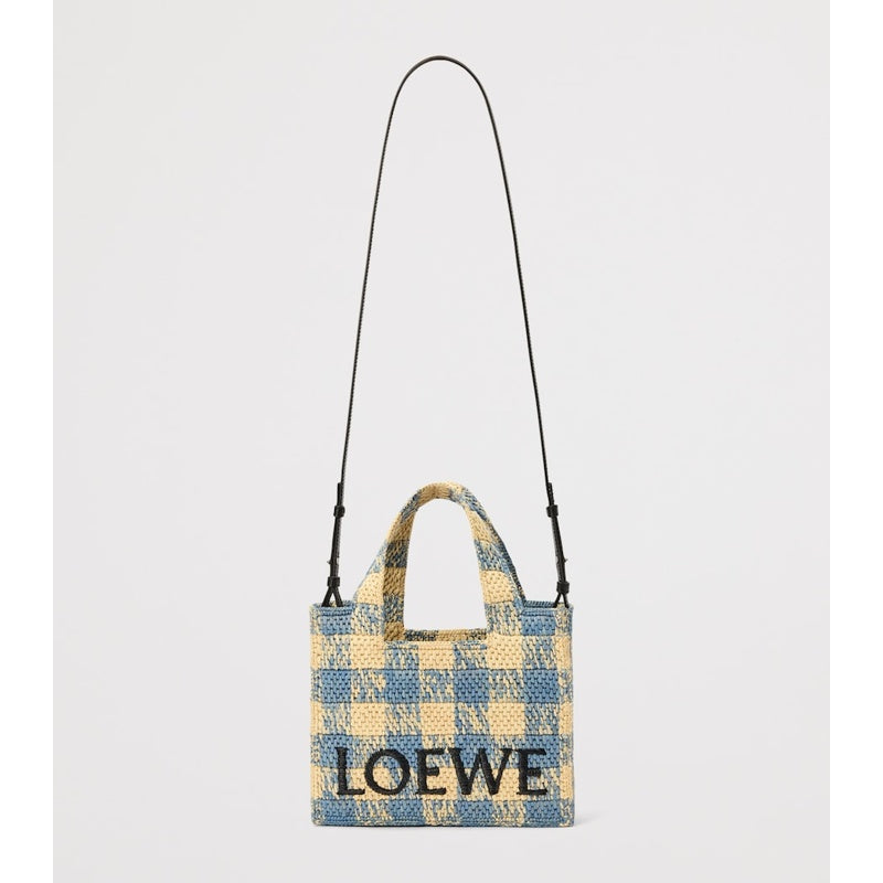 Bolsa Tote Collab x Paula's Ibiza Small Gingham Font