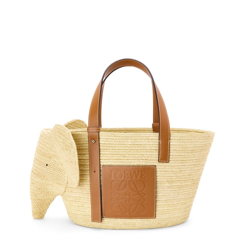 Bolsa Tote Woven Elephant Basket - Mercado de Luxo - O Maior E-Commerce de Bens, Produtos e Serviços de Luxo do Brasil.