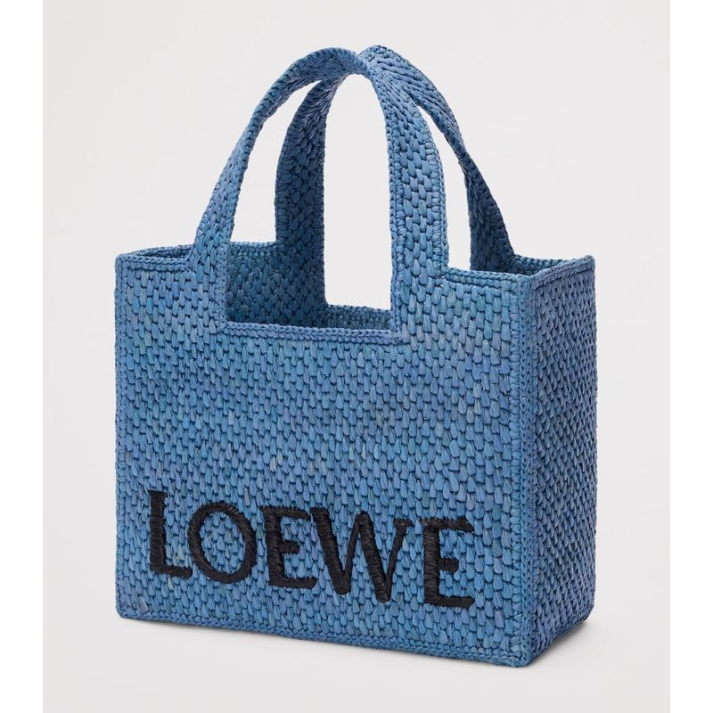 Bolsa Tote Collab x Paula's Ibiza Small Raffia Font