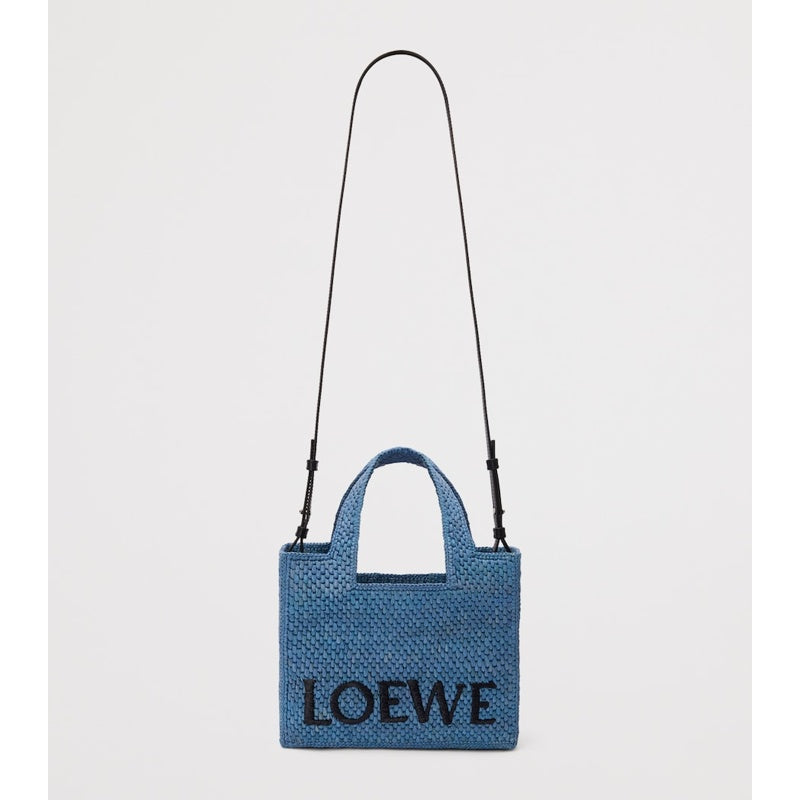 Bolsa Tote Collab x Paula's Ibiza Small Raffia Font
