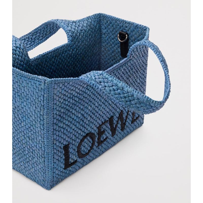 Bolsa Tote Collab x Paula's Ibiza Small Raffia Font