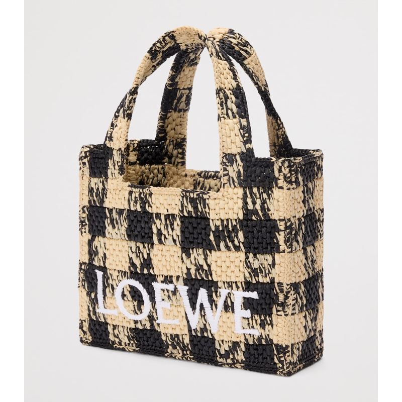 Bolsa Tote Collab x Paula's Ibiza Mini Raffia Gingham