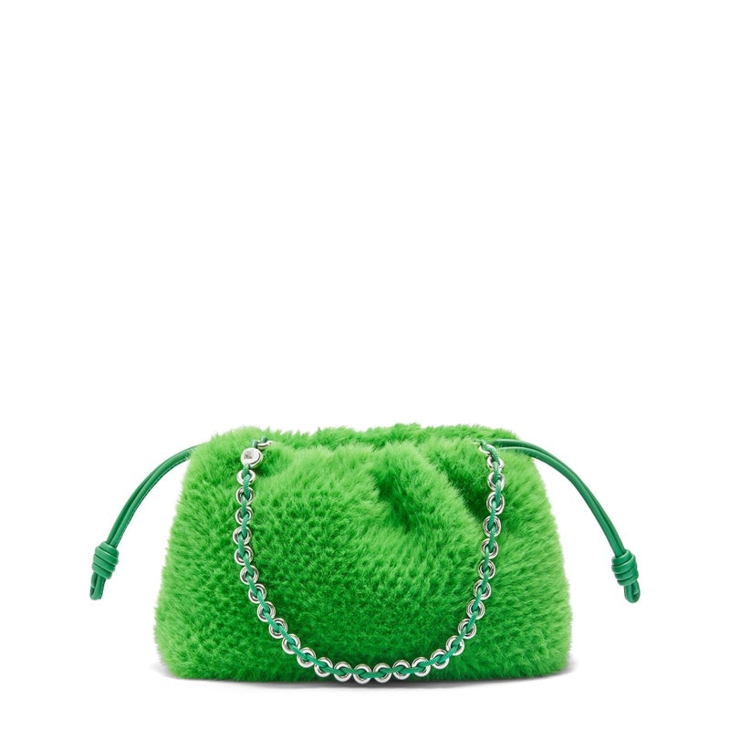 Bolsa Tote Medium Brushed Knit Flamenco Purse - Mercado de Luxo - O Maior E-Commerce de Bens, Produtos e Serviços de Luxo do Brasil.