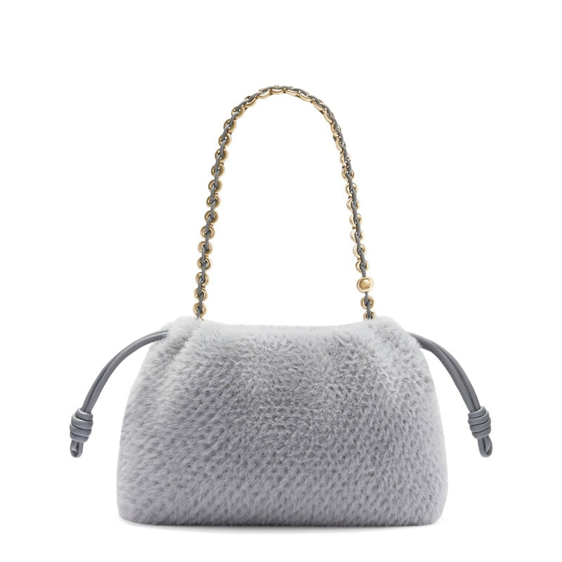 Bolsa Tote Medium Brushed Knit Flamenco Purse - Mercado de Luxo - O Maior E-Commerce de Bens, Produtos e Serviços de Luxo do Brasil.