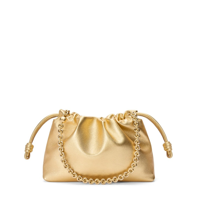 Bolsa Tote Medium Metallic Flamenco Purse - Mercado de Luxo - O Maior E-Commerce de Bens, Produtos e Serviços de Luxo do Brasil.