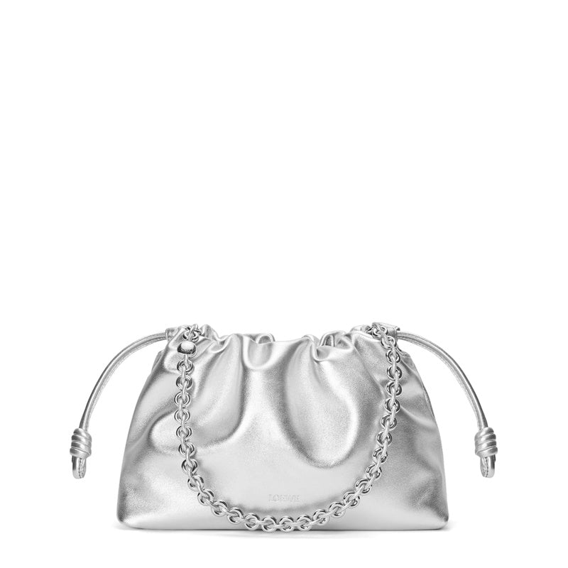 Bolsa Tote Medium Metallic Flamenco Purse - Mercado de Luxo - O Maior E-Commerce de Bens, Produtos e Serviços de Luxo do Brasil.