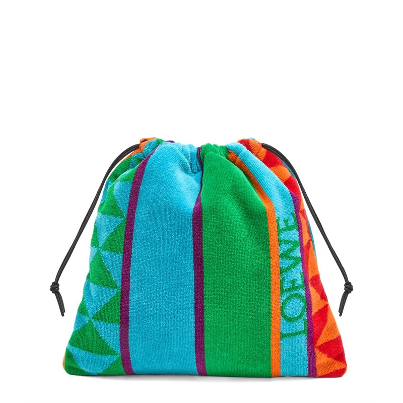 Bolsa Beach Collab x Paula's Ibiza Drawstring Towel Backback - Mercado de Luxo - O Maior E-Commerce de Bens, Produtos e Serviços de Luxo do Brasil.