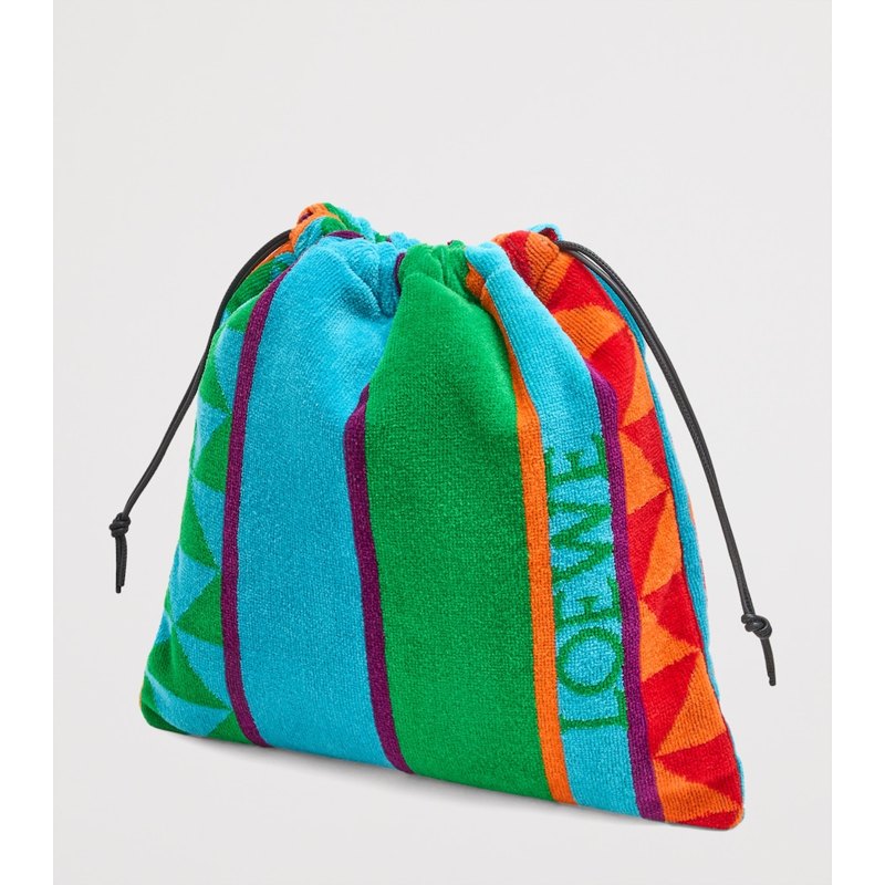 Bolsa Beach Collab x Paula's Ibiza Drawstring Towel Backback