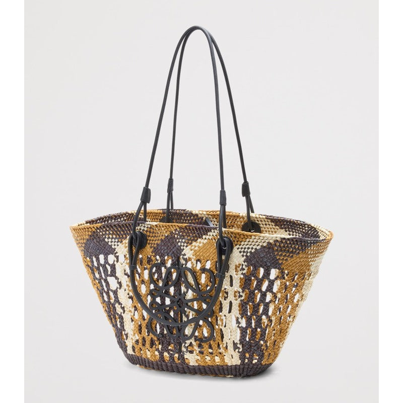 Bolsa Beach Collab x Paula's Ibiza Medium Woven Anagram Basket