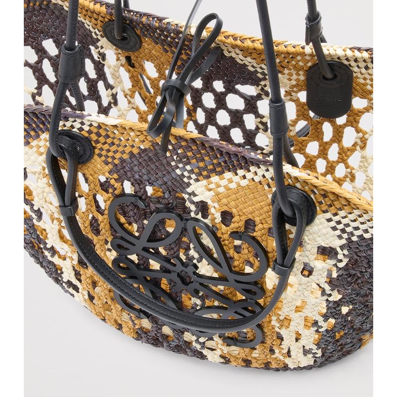 Bolsa Beach Collab x Paula's Ibiza Medium Woven Anagram Basket