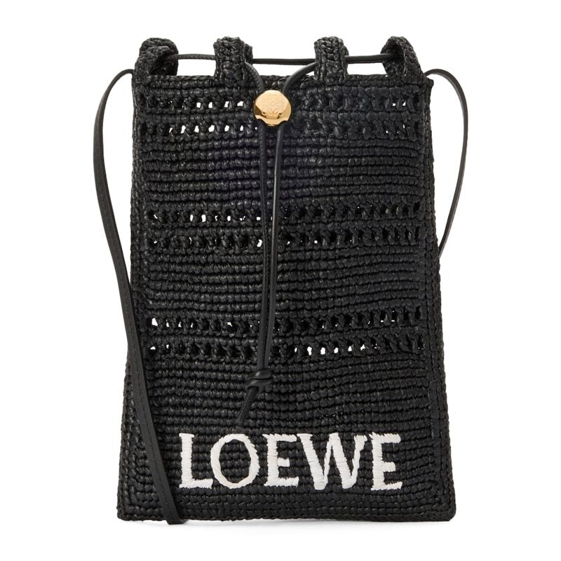 Bolsa Beach Collab x Paula's Ibiza Raffia Drawstring Pocket - Mercado de Luxo - O Maior E-Commerce de Bens, Produtos e Serviços de Luxo do Brasil.