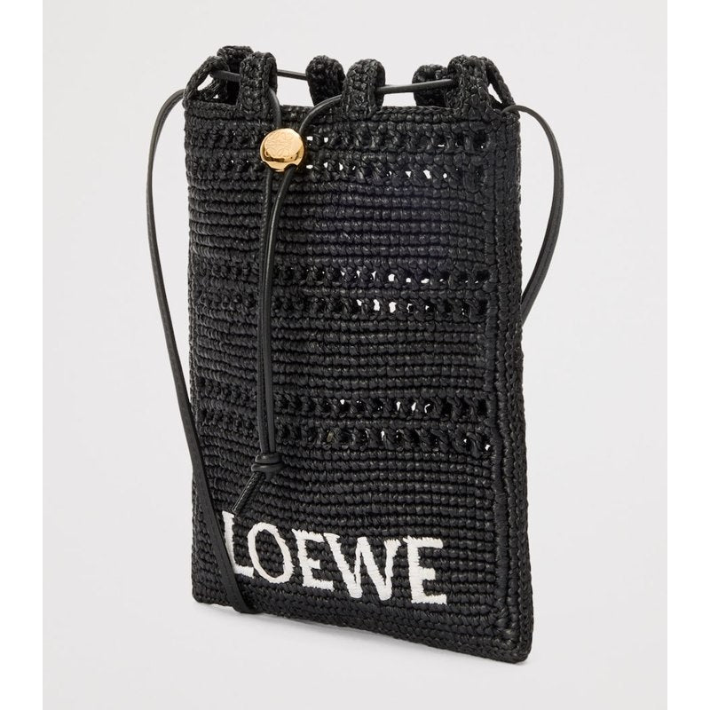 Bolsa Beach Collab x Paula's Ibiza Raffia Drawstring Pocket