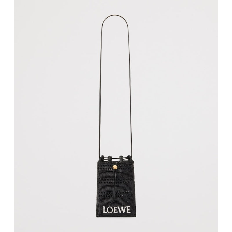 Bolsa Beach Collab x Paula's Ibiza Raffia Drawstring Pocket