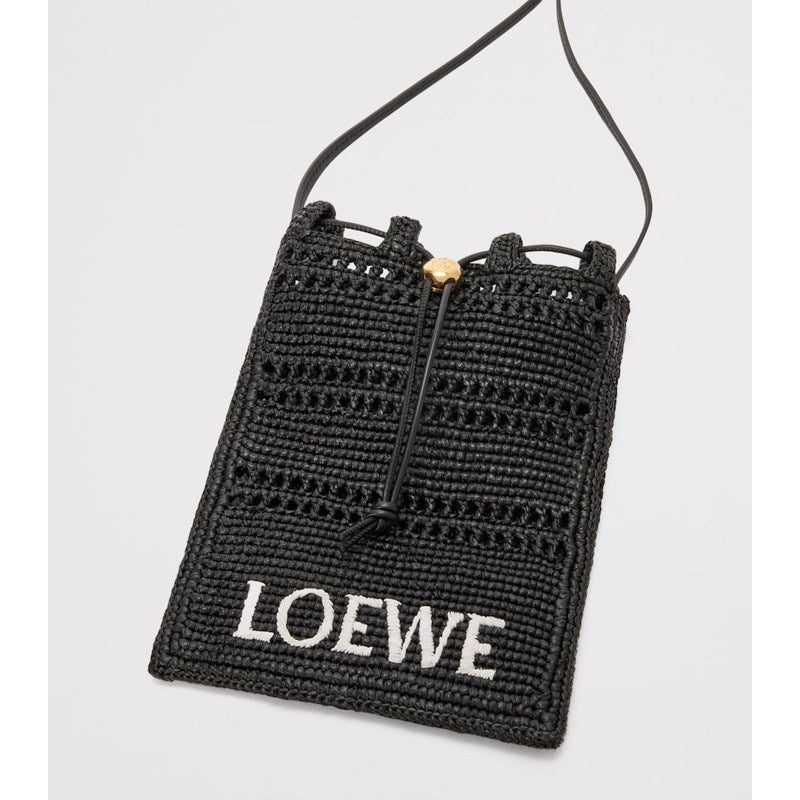 Bolsa Beach Collab x Paula's Ibiza Raffia Drawstring Pocket