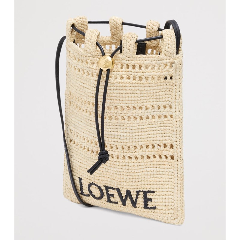 Bolsa Beach Collab x Paula's Ibiza Raffia Drawstring Pocket