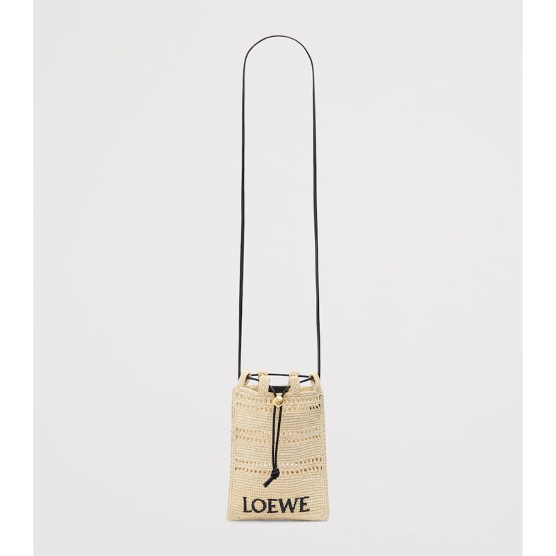 Bolsa Beach Collab x Paula's Ibiza Raffia Drawstring Pocket
