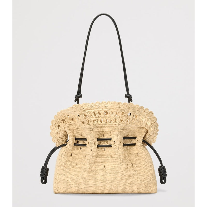 Bolsa Beach Collab x Paula's Ibiza Raffia Flamenco Purse