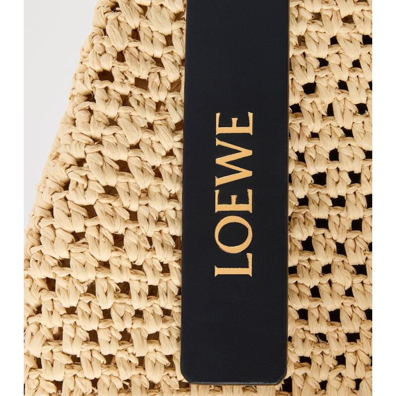 Bolsa Beach Collab x Paula's Ibiza Small Raffia Punch-Hole Hobo