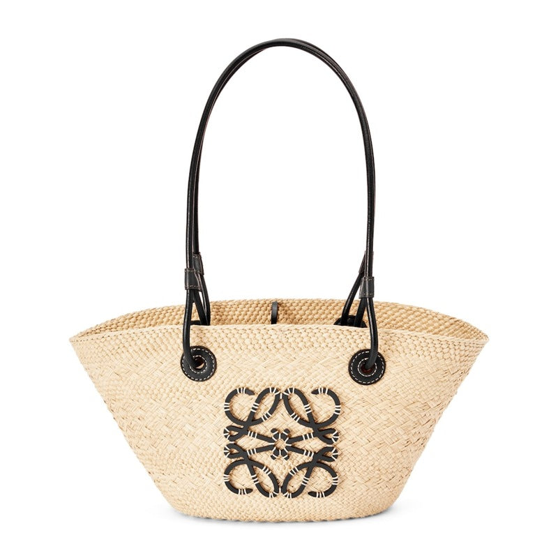 Bolsa Beach Collab x Paula’s Ibiza Small Woven Anagram Basket - Mercado de Luxo - O Maior E-Commerce de Bens, Produtos e Serviços de Luxo do Brasil.
