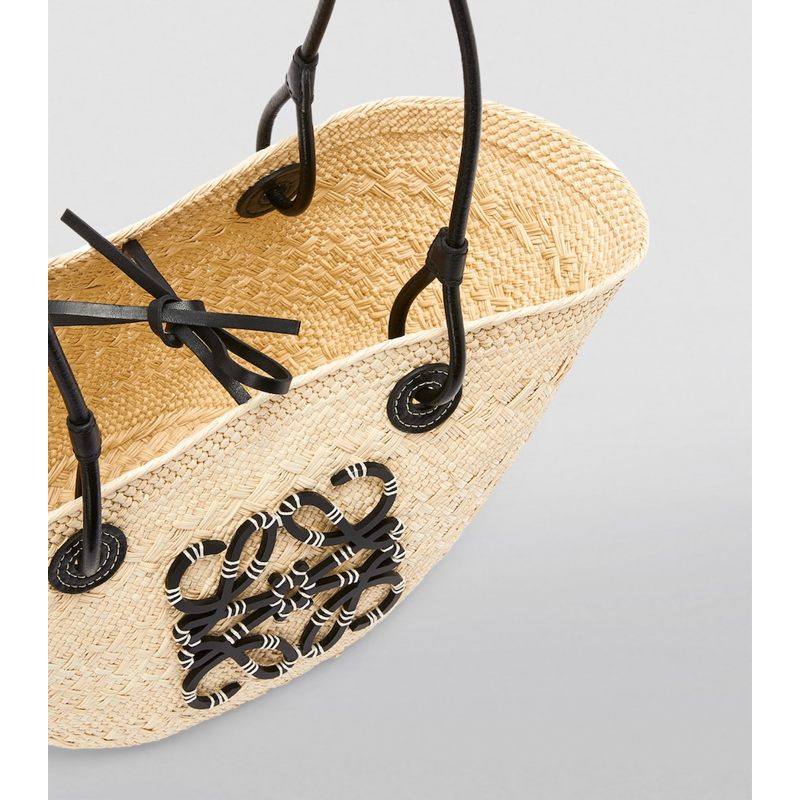Bolsa Beach Collab x Paula’s Ibiza Small Woven Anagram Basket