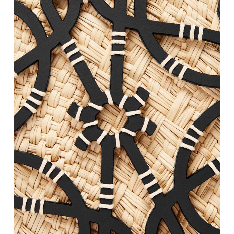 Bolsa Beach Collab x Paula’s Ibiza Small Woven Anagram Basket