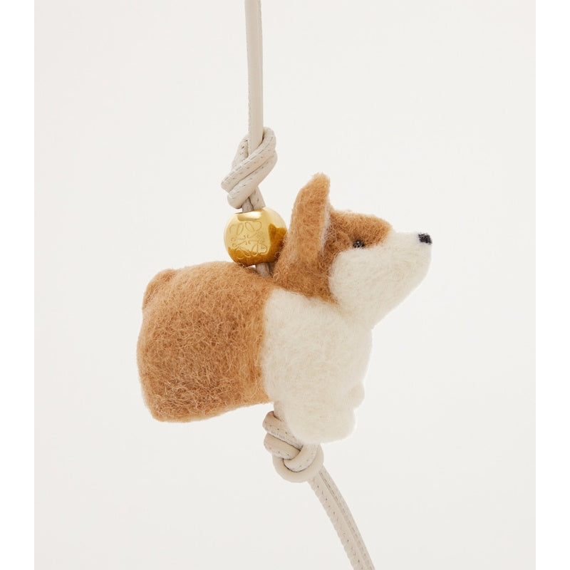 Charms e Acessórios Felt Corgi Charm