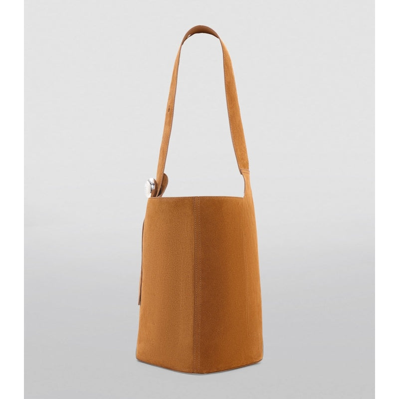 Bolsa Tote Large Suede Pebble