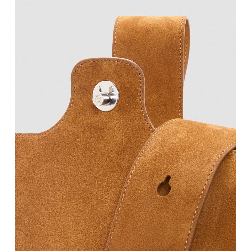 Bolsa Tote Large Suede Pebble