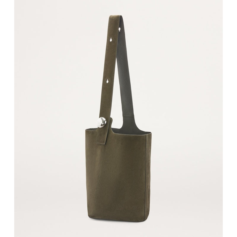 Bolsa Tote Large Suede Pebble