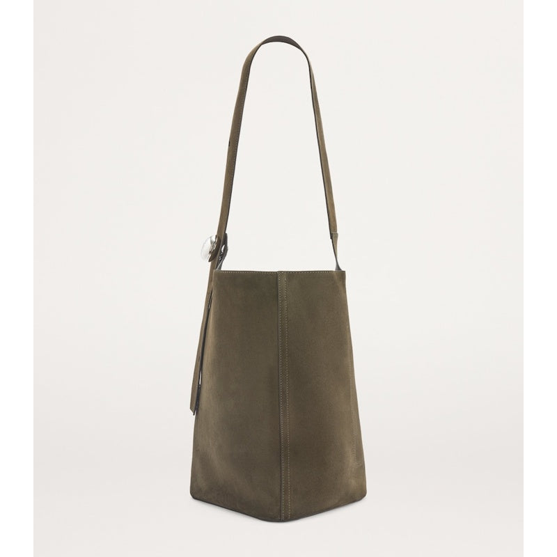 Bolsa Tote Large Suede Pebble