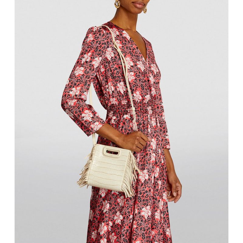 Bolsa Crossbody Mini Croc-Embossed M