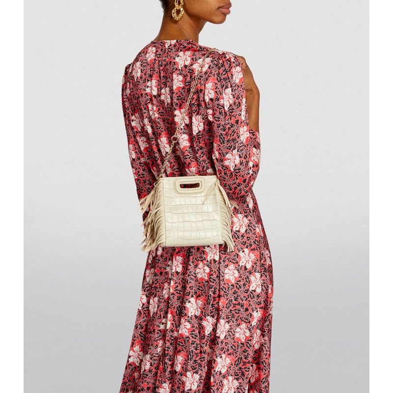 Bolsa Crossbody Mini Croc-Embossed M