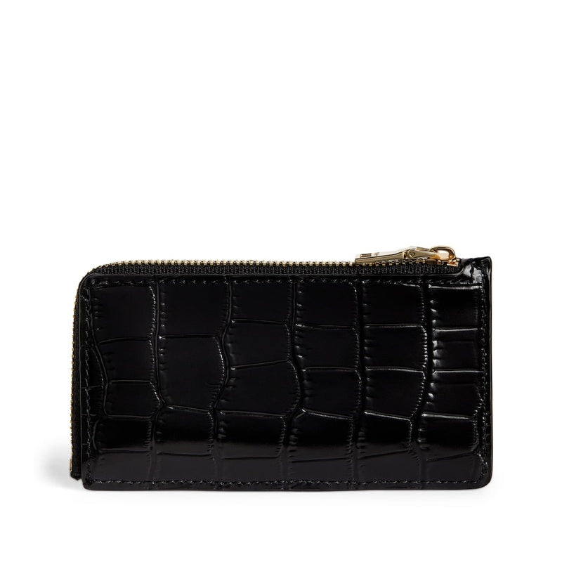 Bolsa Wallet Croc-Embossed