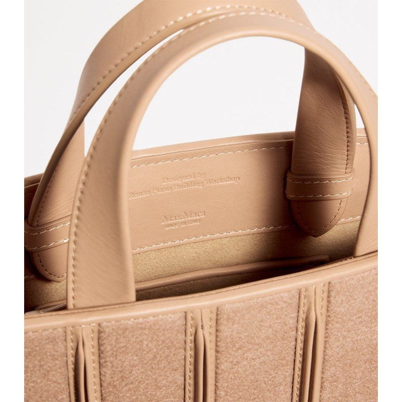 Bolsa Handle Small -Cashmere Whitney