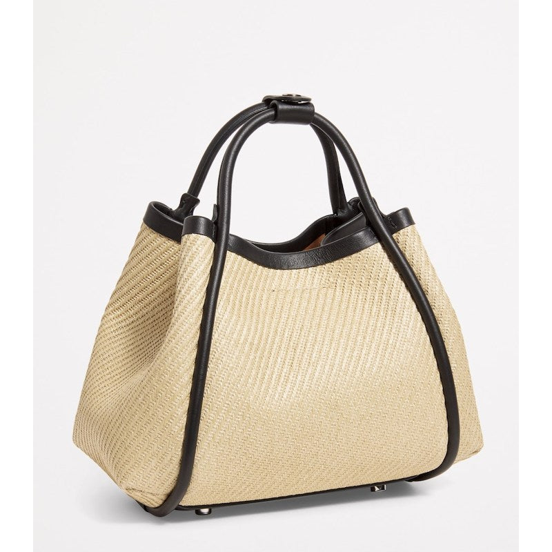 Bolsa Handle Extra Small Raffia Marine