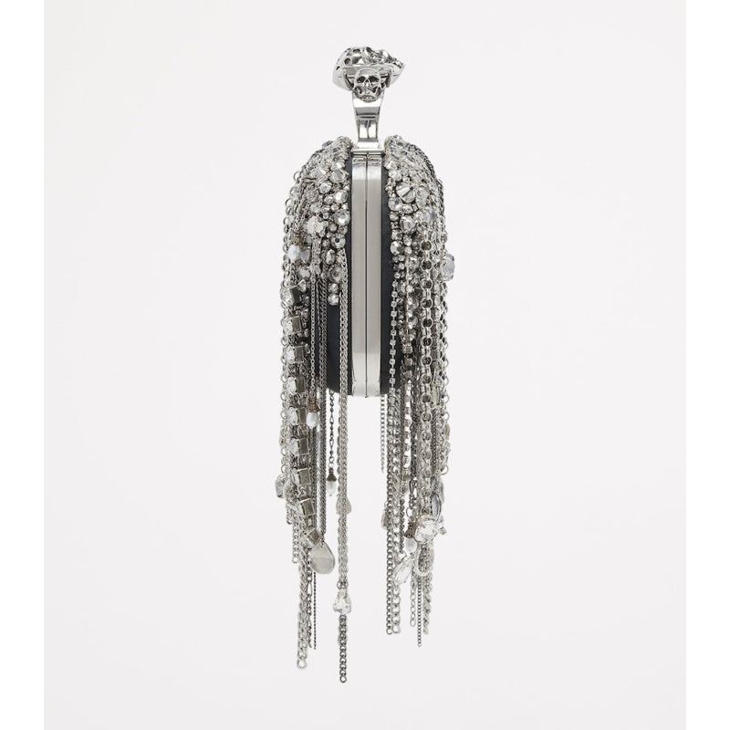 Bolsa Clutch Crystal Skull Four-Ring