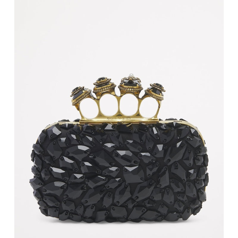 Bolsa Clutch Silk Spider Jewelled