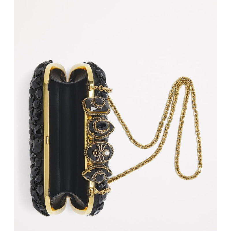 Bolsa Clutch Silk Spider Jewelled