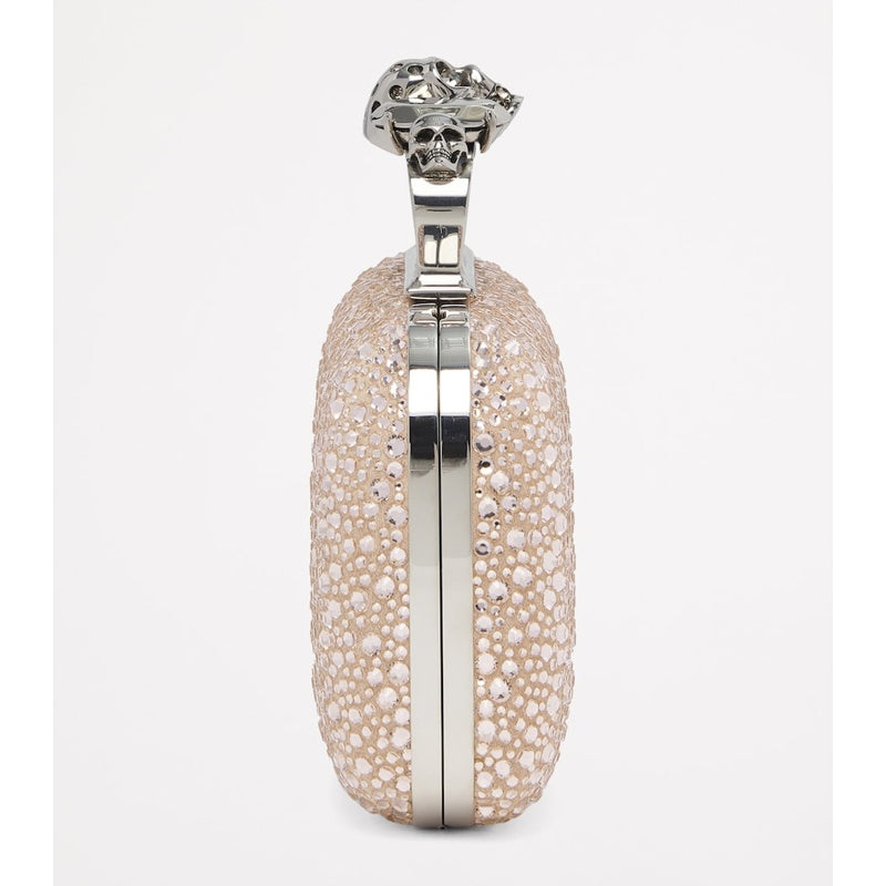 Bolsa Clutch Crystal Skull Four-Ring